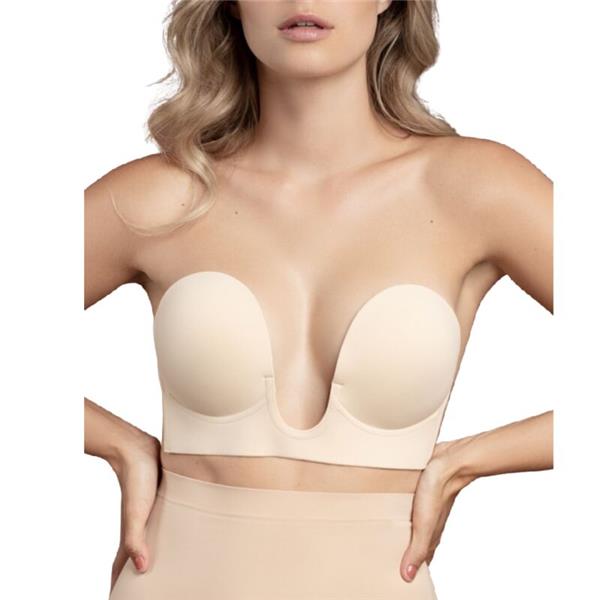 BRA WITHOUT HANDLES SHAPE U BLACK CUP A