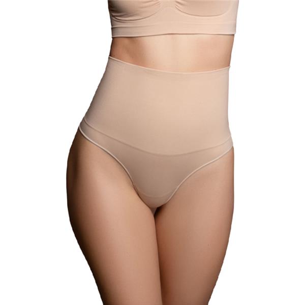 THONG STYLE SEAMLESS GIRDLE BEIGE SIZE S
