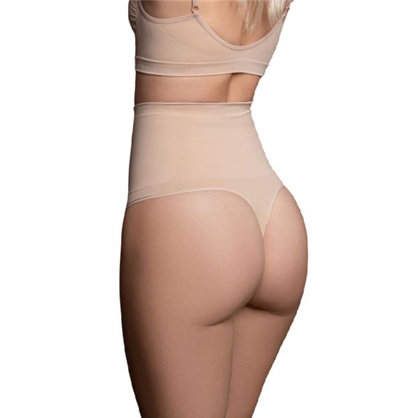THONG STYLE SEAMLESS GIRDLE BEIGE SIZE S