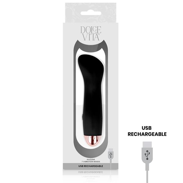 POLNILNI VIBRATOR ONE ČRN 7 HITROSTI