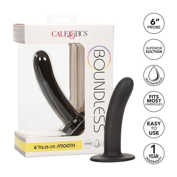 BOUNDLESS DILDO 15.25 CM HARNESS COMPATIBLE SMOOTH