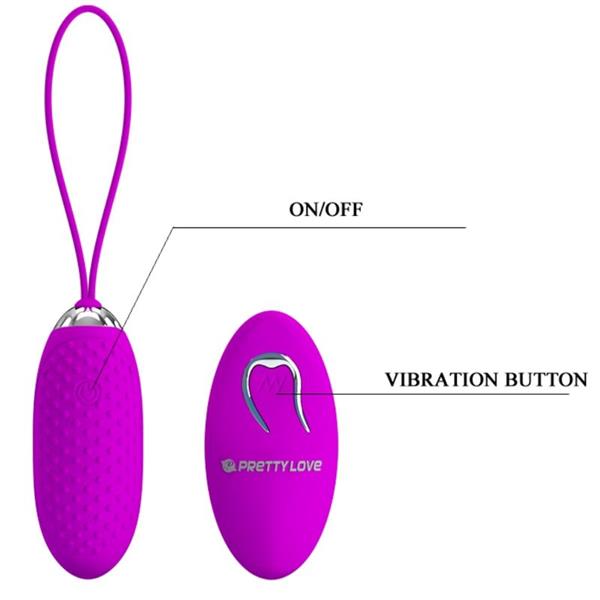 JOANNA VIBRATING EGG REMOTE CONTROL 12 MODES