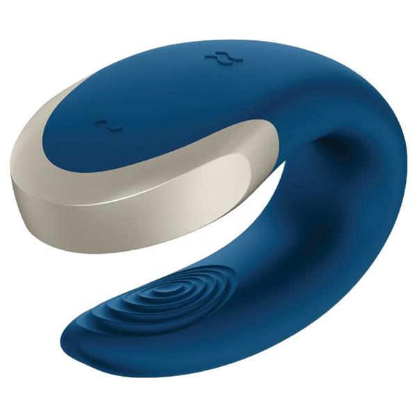 DOUBLE LOVE LUXURY PARTNER VIBRATOR BLUE