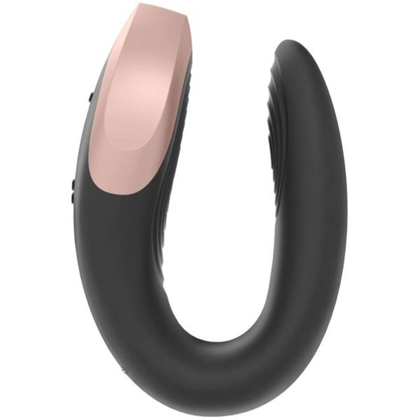 DOUBLE LOVE LUXURY PARTNER VIBRATOR ČRNA