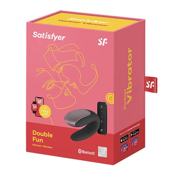 DOUBLE FUN PARTNER VIBRATOR ČRN