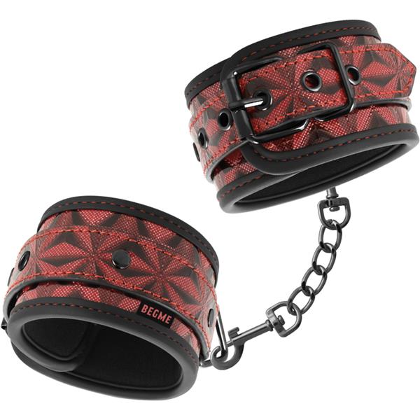 RED EDITION PREMIUM HANDCUFFS WITH NEOPRENE LINING