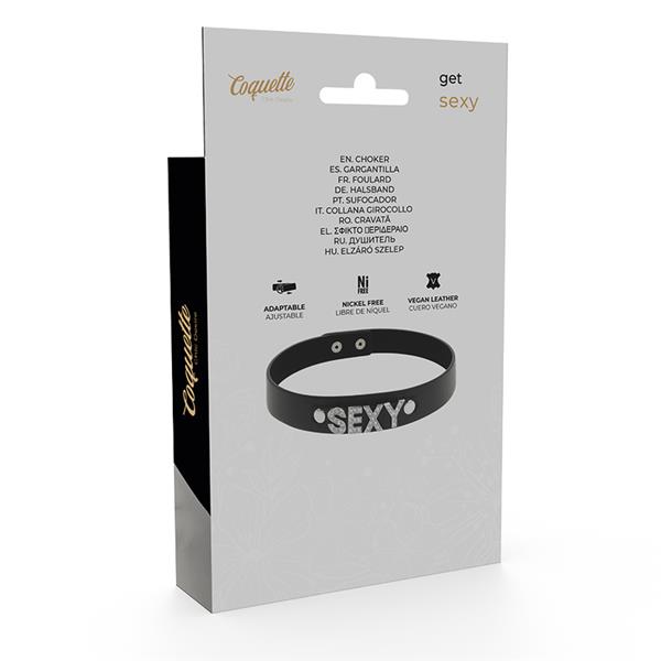 SEXY VEGAN LEATHER CHOKER