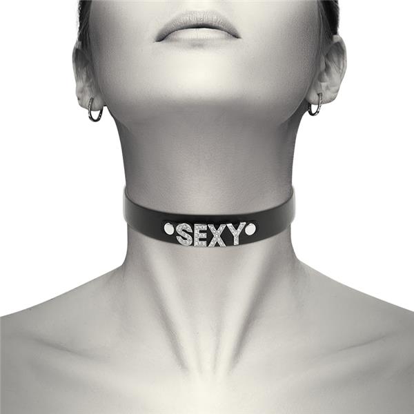 SEXY VEGAN LEATHER CHOKER