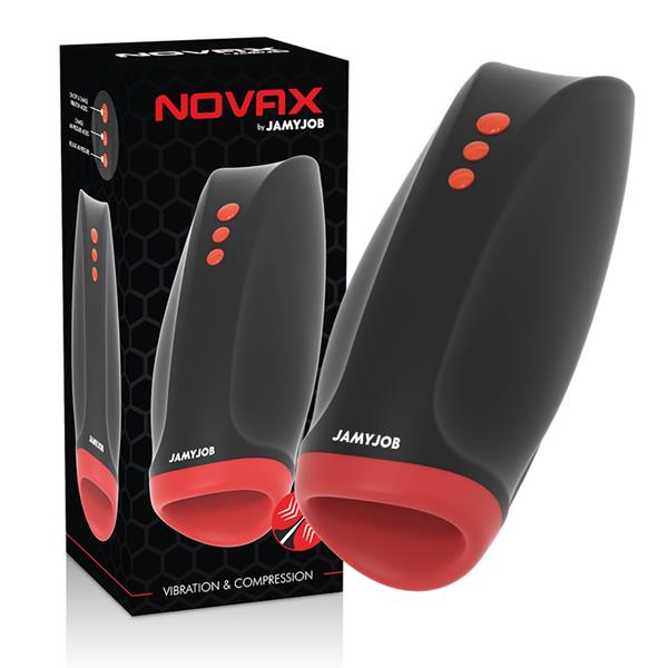 NOVAX MASTURBATOR WITH VIBRATION AND COMPRESSION