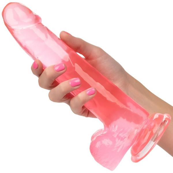 SIZE QUEEN DILDO PINK 20.3 CM