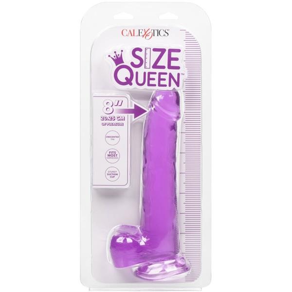 SIZE QUEEN DILDO PURPLE 20.3 CM