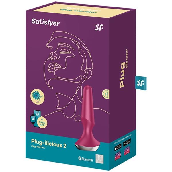 PLUG ILICIOUS 2 PLUG VIBRATOR BERRY