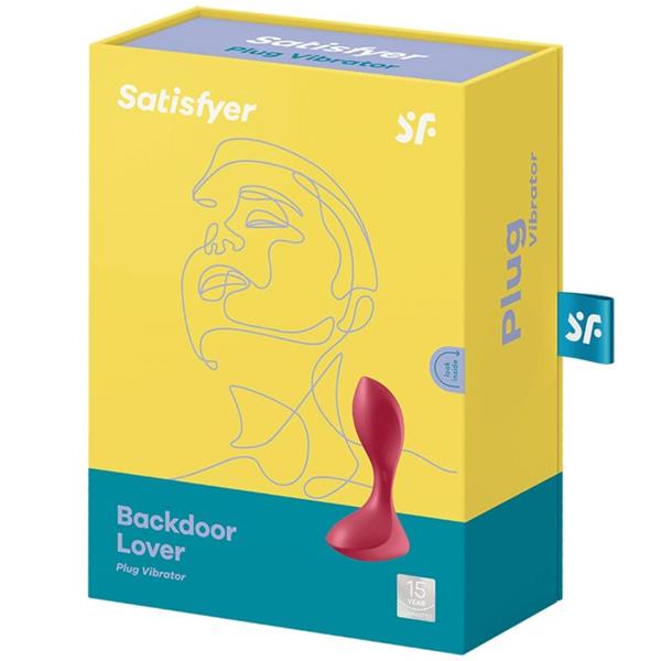 BACKDOOR LOVER VIBRATING PLUG RED