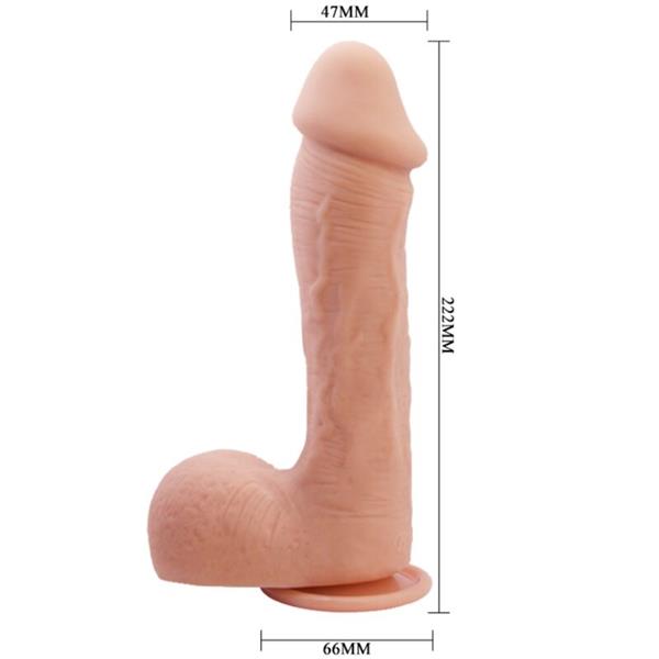 JOHNSON REALISTIC SKIN DILDO 22 CM