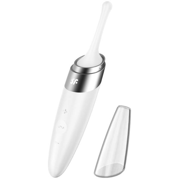 TWIRLING DELIGHT CLIT TIP VIBRATOR WHITE