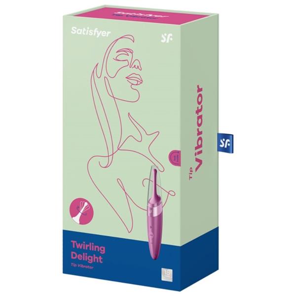 TWIRLING DELIGHT CLIT TIP VIBRATOR PURPLE