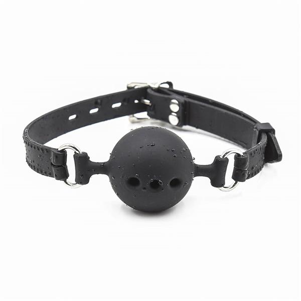 BREATHABLE SILICONE BALL GAG SIZE L
