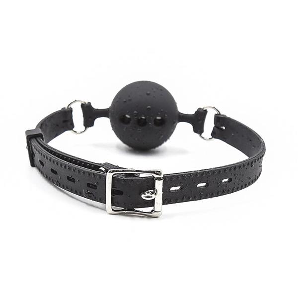 BREATHABLE SILICONE BALL GAG SIZE L