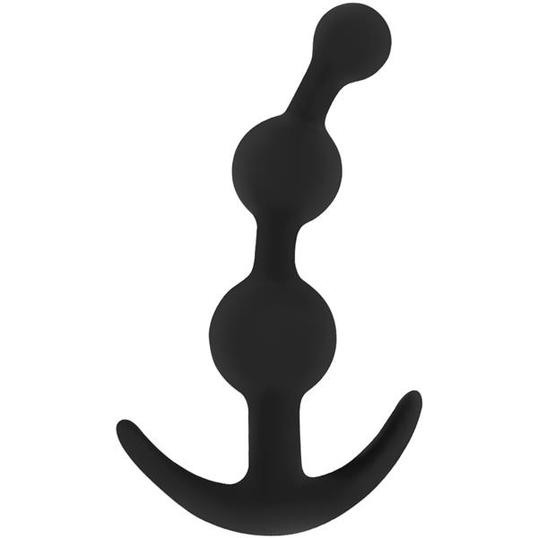CURVED SILICONE ANAL PLUG 13 CM