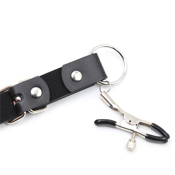CLITORIS CLAMPS WITH LEG STRAPS