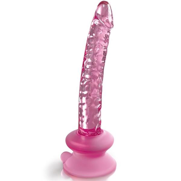 N. 86 STEKLENI DILDO Z VAKUMSKO PRIMKO