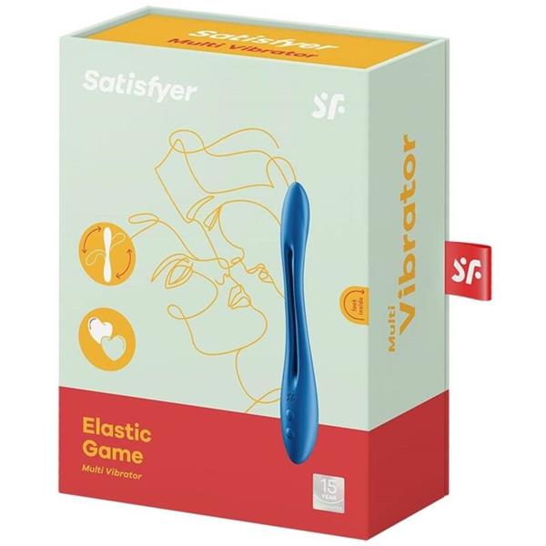 ELASTIC GAME MULTI VIBRATOR BLUE