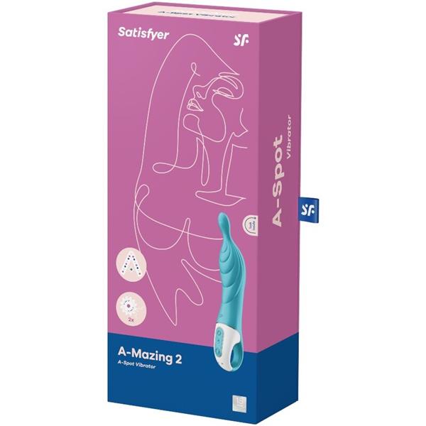AMAZING 2 ASPOT VIBRATOR TURQUOISE