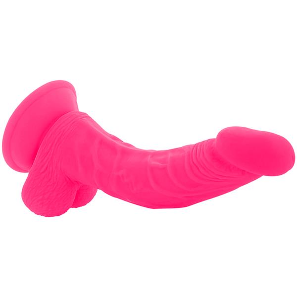 FLEXIBLE VIBRATING DILDO PINK 21.5 CM -O- 4.5 CM