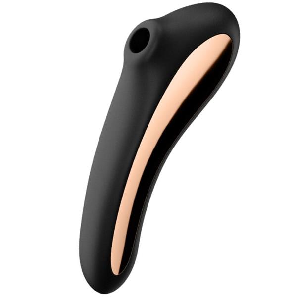 DUAL KISS AIR PULSE VIBRATOR BLACK