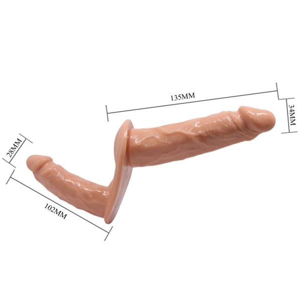ULTRA PASSIONATE DOUBLE DILDOS WITH HARNESS