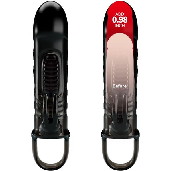 SLOANE RABBIT PENIS SHEATH BLACK