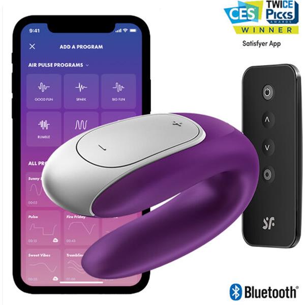 DOUBLE FUN PARTNER VIBRATOR PURPLE