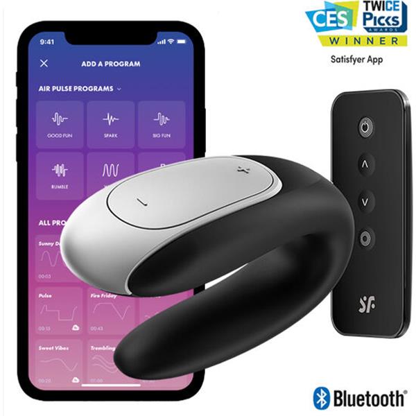 DOUBLE FUN PARTNER VIBRATOR ČRN