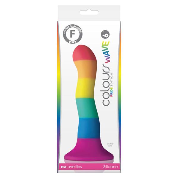 LGBT FLAG DILDO WAVE 17 CM