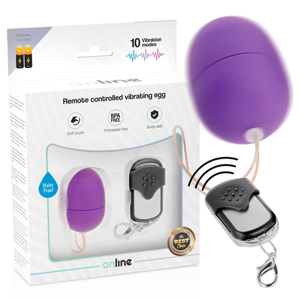 REMOTE CONTROL VIBRATING EGG S PURPLE