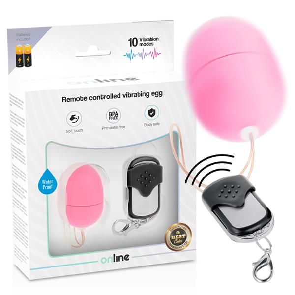 REMOTE CONTROL VIBRATING EGG S PINK