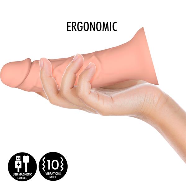 ASHER ORIGINAL DILDO M - VIBRATOR KOMPATIBILAN S WATCHME BEŽIČNOM TEHNOLOGIJOM