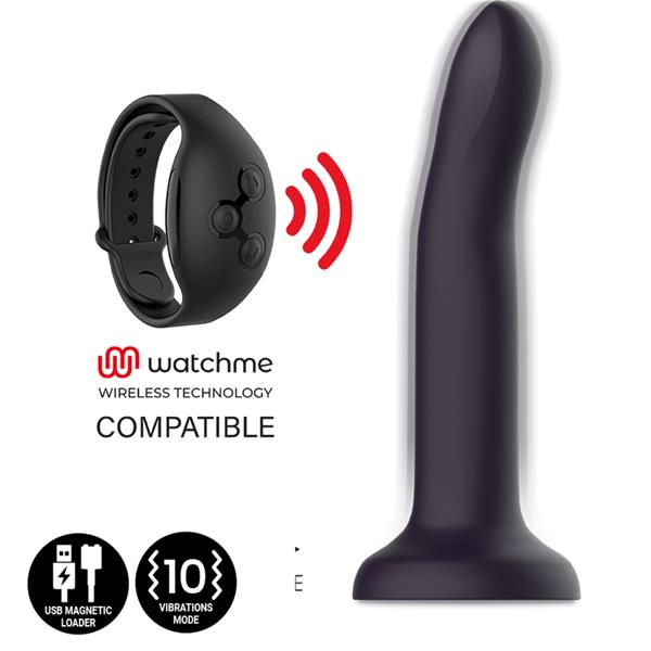 DUMAN MYSTIC DILDO L - VIBRATOR COMPATIBLE WITH WATCHME WIRELESS TECHNOLOGY