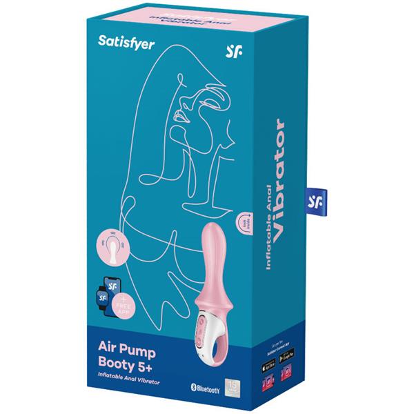 AIR PUMP BOOTY 5+ INFLATABLE ANAL VIBRATOR PINK