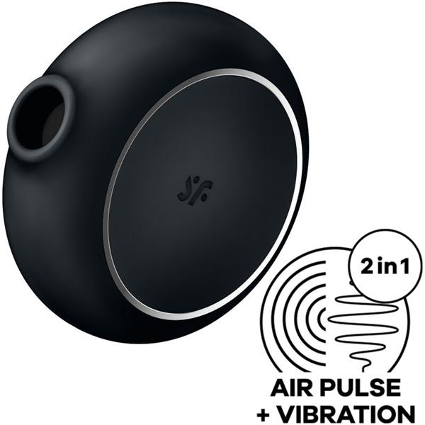 PRO TO GO 3 DVOJNI AIR PULSE STIMULATOR & VIBRATOR ČRN