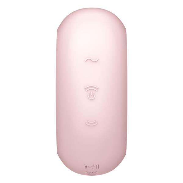 PRO TO GO 3 DVOJNI AIR PULSE STIMULATOR & VIBRATOR ČRN