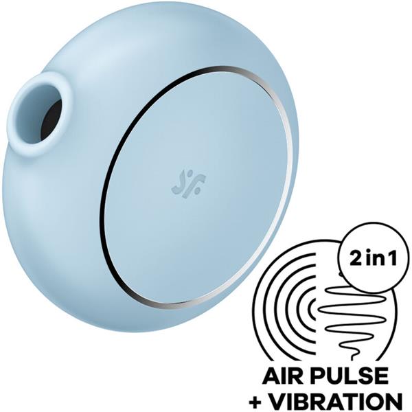 PRO TO GO 3 DVOJNI AIR PULSE STIMULATOR & VIBRATOR ČRN