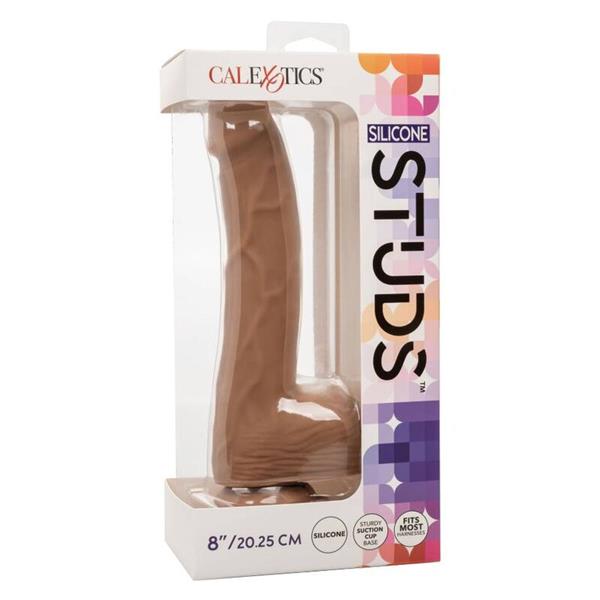 SILICONE STUDS 20.32 CM BROWN