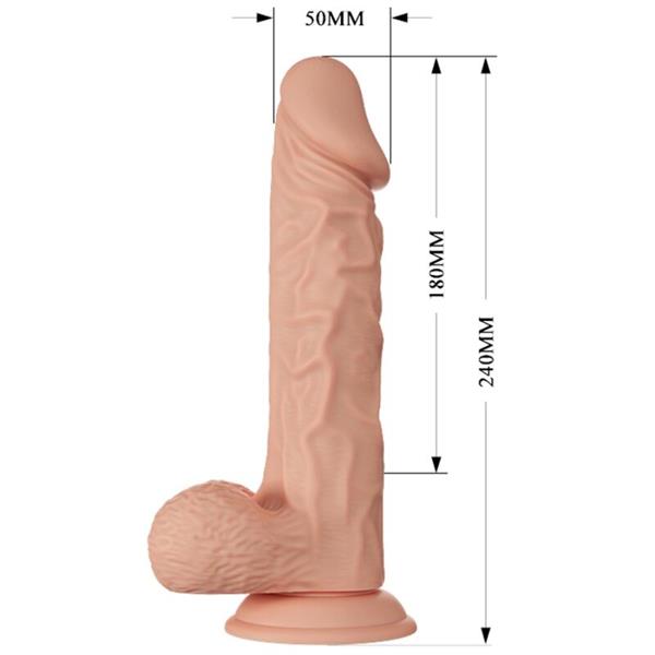 BEAUTIFUL ENCOUNTER BURAQ VIBRATION 24 CM NATURAL