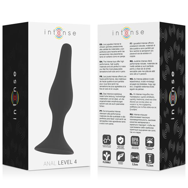 ANAL LEVEL 4 15.5CM BLACK