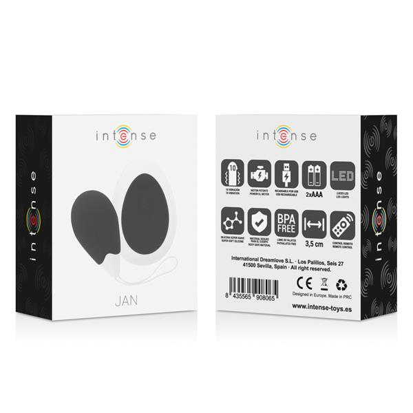 JAN VIBRATING EGG REMOTE CONTROL BLACK
