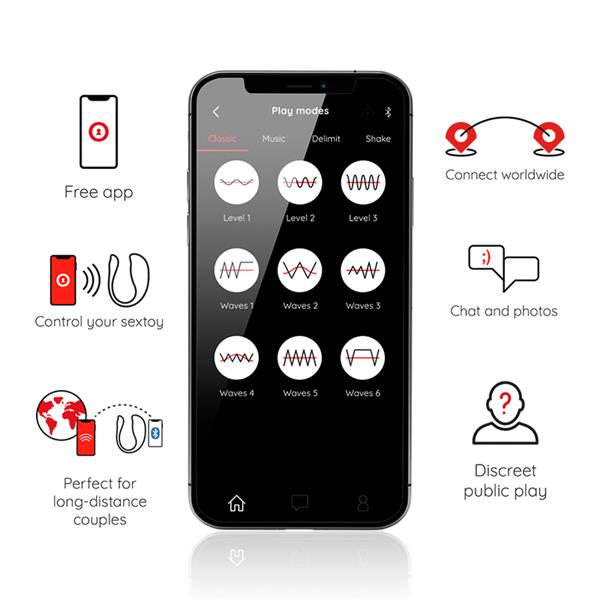 NAIROBI VIBRATING EGG BLACK - FREE APP