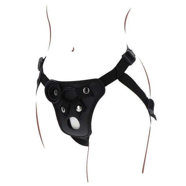 STRAP-ON PLEASURE HARNES ČRNA
