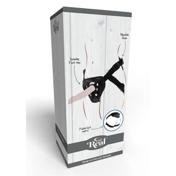 STRAP-ON DELUXE HARNES ČRNA