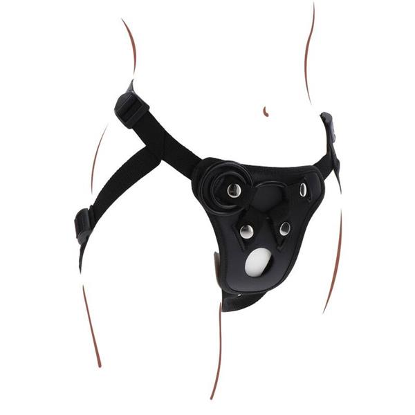 STRAP-ON PLEASURE HARNES ČRNA